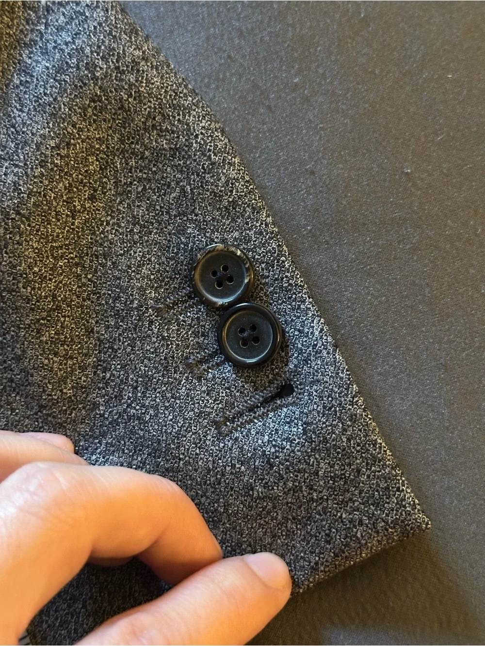 Bespoken 38R 100% Wool Removable Hoodie Grey Sport Coat Blazer